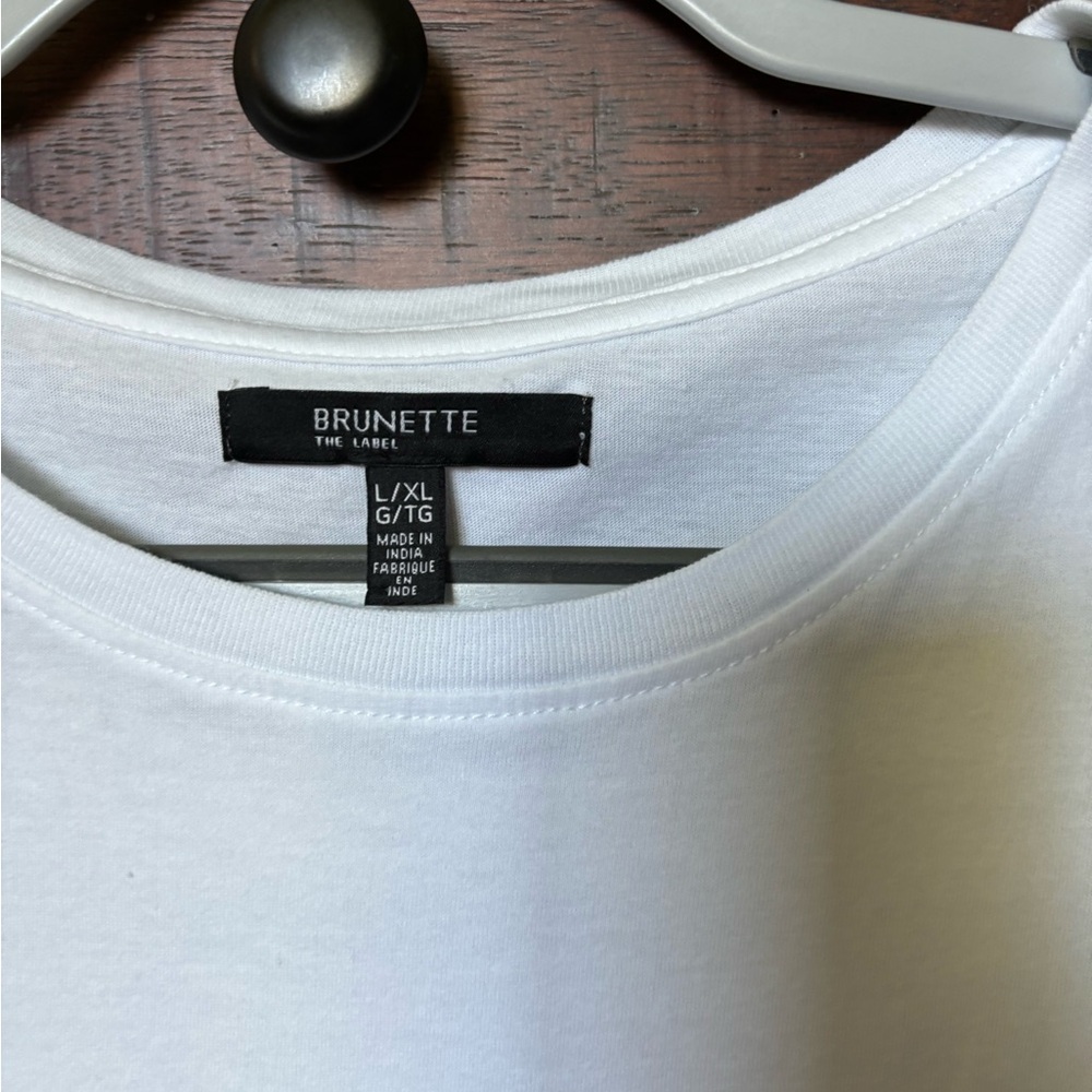 Brunette the Label Signature ‘Brunette’ Tee - Size L - Picture 3 of 4
